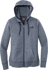 Hartford Jr. Wolfpack New Era Ladies French Terry Full-Zip Hoodie