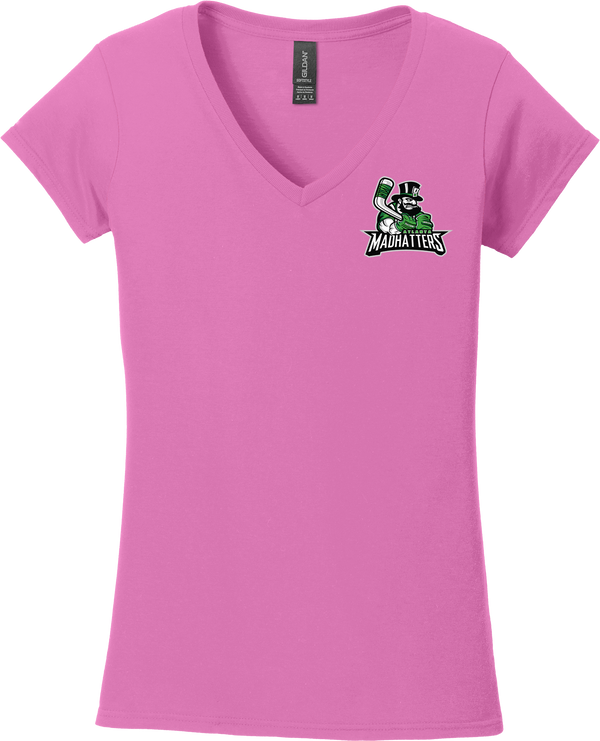 Atlanta Madhatters Softstyle Ladies Fit V-Neck T-Shirt