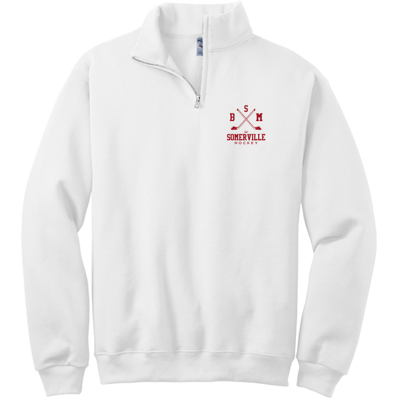 BSM Somerville NuBlend 1/4-Zip Cadet Collar Sweatshirt