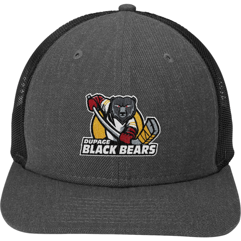 Dupage Black Bears New Era Snapback Low Profile Trucker Cap