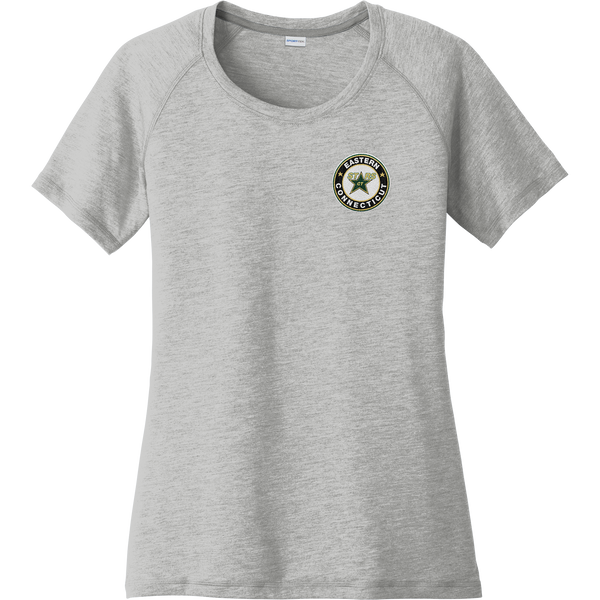 CT ECHO Stars Ladies PosiCharge Tri-Blend Wicking Scoop Neck Raglan Tee