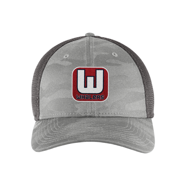 CT Whalers Tier 1 New Era Tonal Camo Stretch Tech Mesh Cap