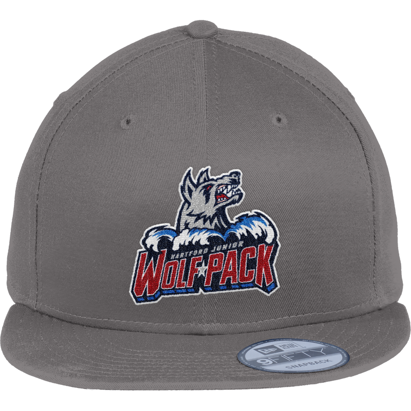 Hartford Jr. Wolfpack New Era Flat Bill Snapback Cap