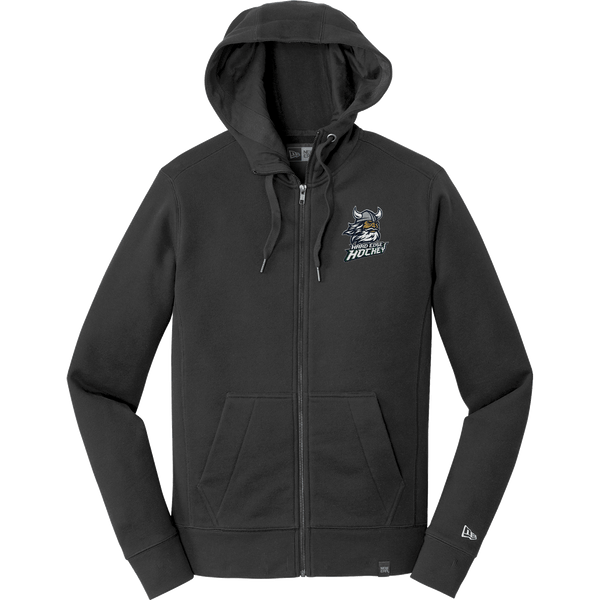 Hard Edge Hockey New Era French Terry Full-Zip Hoodie